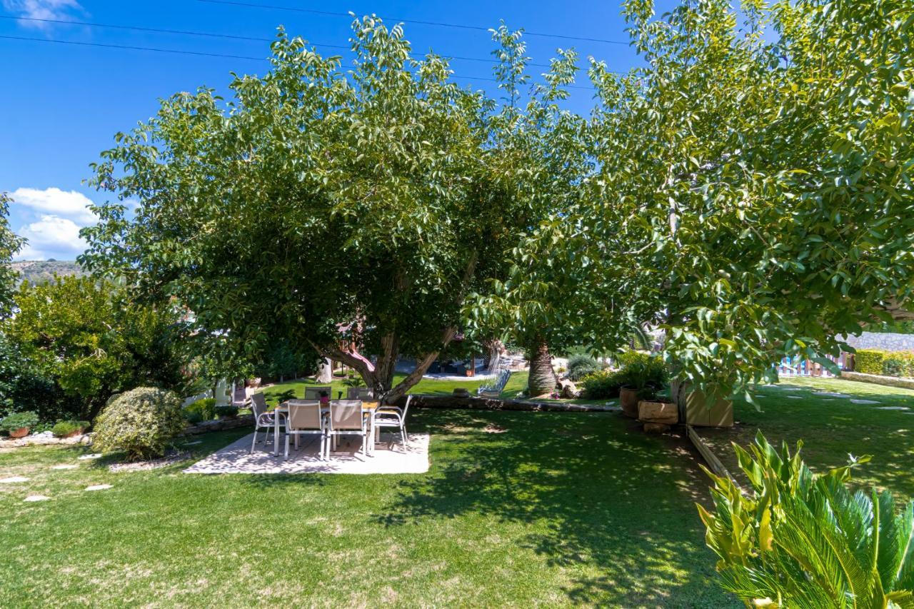 Alia Stone Villa-Ideal For Families-Heated Pool Nohiá Kültér fotó